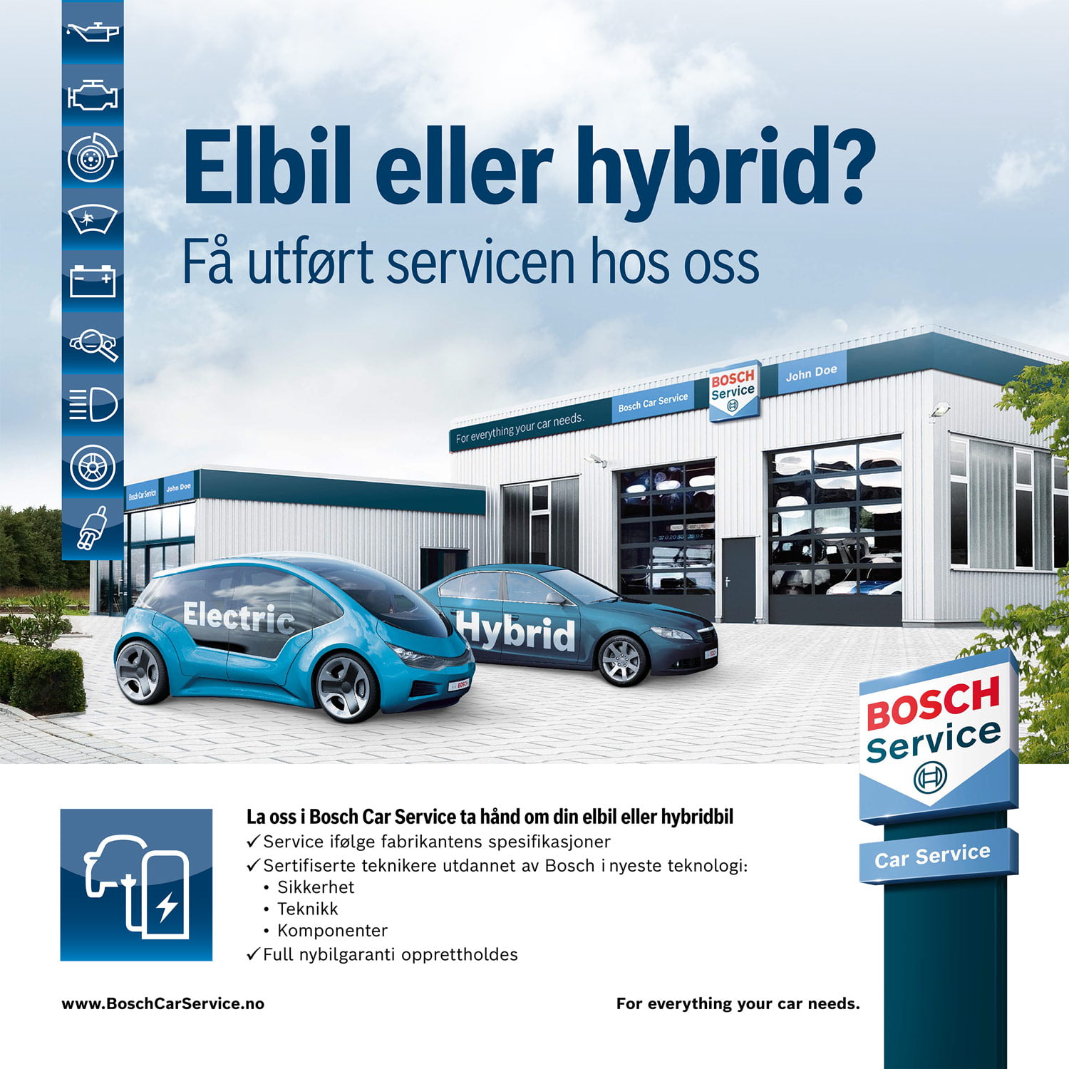 elbil-hybrid full garanti Ødegården Auto